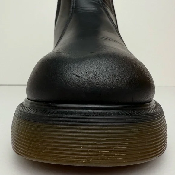 Vintage Dr. Martens 2976 Chelsea Black Greasy Chunky Club MIE Boots UK 4 - Picture 10 of 15